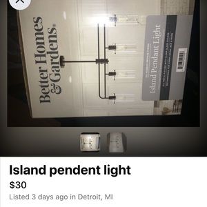 Island light pendent